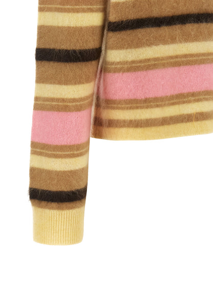 Guest in Residence Multicolor Cashmere Polo Shirt