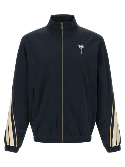 Palm Angels Blue Polyester Sweatshirt