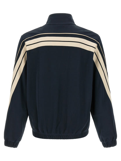 Palm Angels Blue Polyester Sweatshirt
