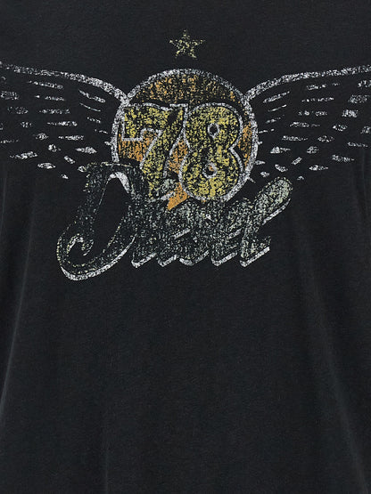 T-Shirt by Diesel for men in cotton & hemp black & print features a plush silhouette, showcasing a sophisticated and for a truly plush finish.