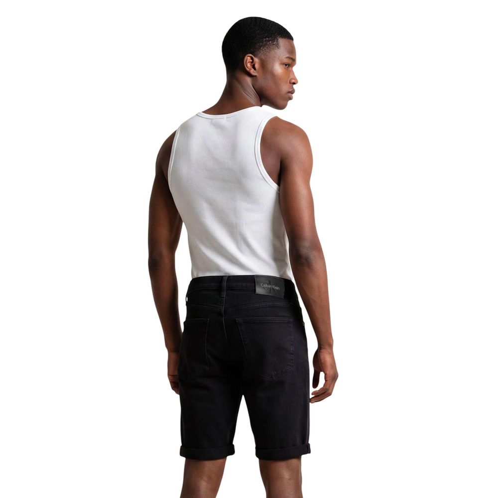 Tank Top by Calvin Klein Jeans for men in cotton white & signature showcases a perennial silhouette, artfully detailed with a design and a perennial .