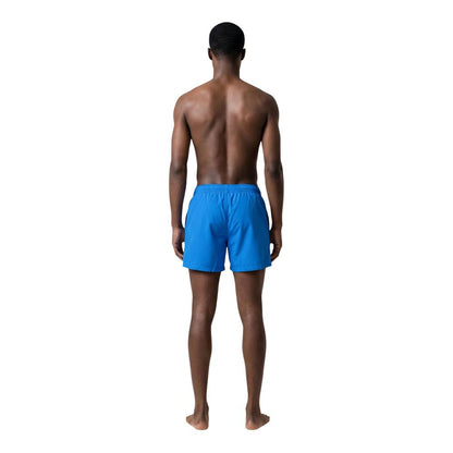 EA7 Emporio Armani Blue Polyester Swim Shorts