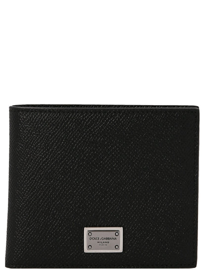 Dolce & Gabbana Black Calfskin Wallet