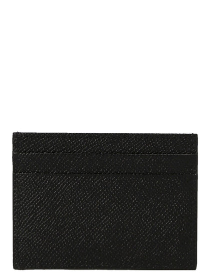 Dolce & Gabbana Black Calfskin Cardholder