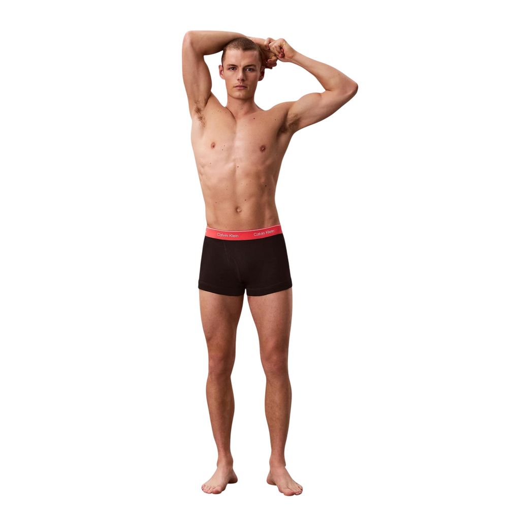 Underpants by Calvin Klein Underwear for men in cotton black showcases a sultry silhouette, offering a sultry fit from the Men's Cotton Underpants collection.