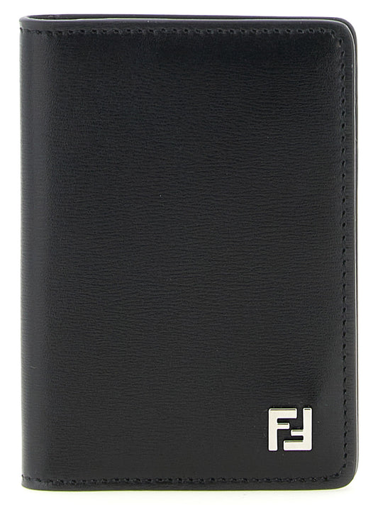 Cardholder Card Case by Fendi for men in bos taurus calfskin leather black features a refined silhouette, showcasing the elegant lines of the Bos Taurus Calfskin Leather Cardholder Card Case alongside premium card-organization for a refined finish.