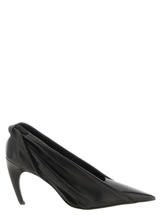 High-Heel Stiletto Pumps Heels by Khaite for women in calfskin leather black features a effortlessly chic Women's Calfskin Leather High-Heel Stiletto Pumps Heels design with a sophisticated stiletto high-heel and elegant .