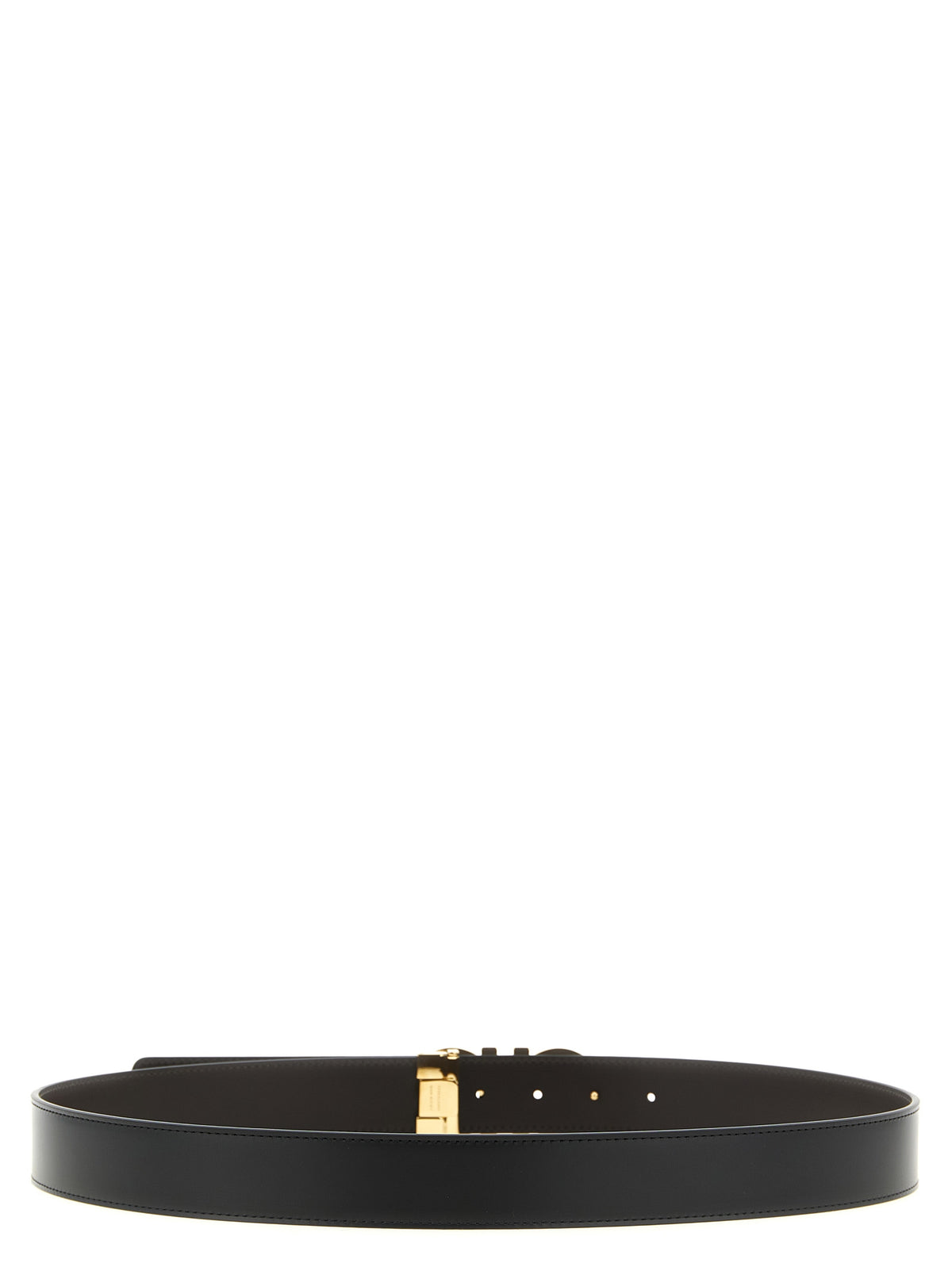 Belt by Ferragamo for men in calfskin leather black, brown, multicolor & signature presents a artisanal silhouette from the Gancini Calfskin Leather Belt collection, showcasing an artisanal design and refined craftsmanship for a artisanal look.