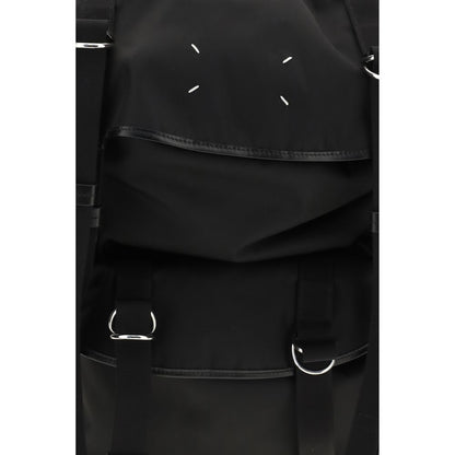 Maison Margiela Black Nylon Backpack