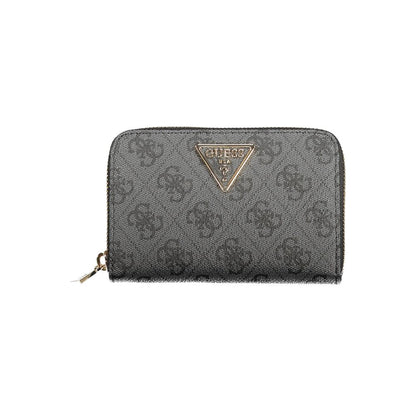 Cardholder Wallet by Guess Jeans for women in polyurethane black features a sleek silhouette, showcasing the sleek Laurel Polyurethane Cardholder Wallet design with sophisticated card-organization coin-purse for a premium look.