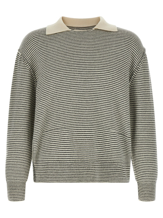 Cardigan by MFPEN for men in wool multicolor, patterned & striped showcases a captivating silhouette, artfully detailed with a captivating and for a truly sophisticated captivating look.