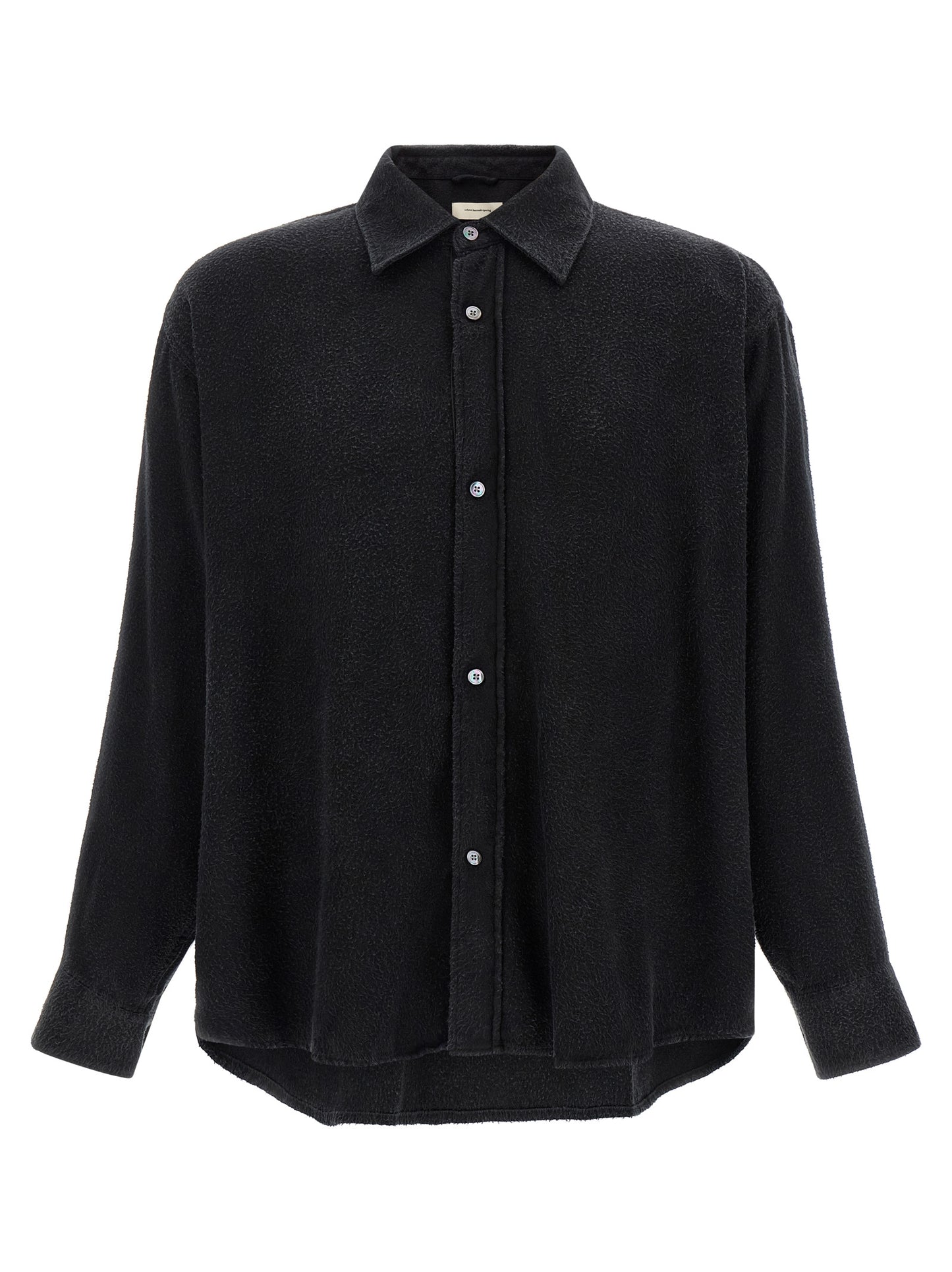 MFPEN Black Lyocell Blouse