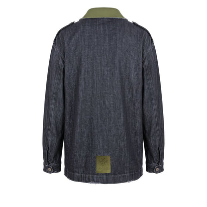 Mr&Mrs Italy Grey Cotton Men Jacket