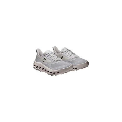 On Running Gray Synthetic Athletic Sneakers