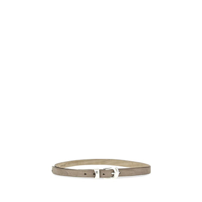 Our Legacy Brown Calf Leather Bos Taurus Thin Belt