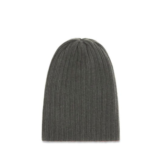 Beanie Hat by Baziszt for men in cashmere bicolour presents a sleek silhouette, showcasing the sleek texture and refined craftsmanship of the Cashmere Beanie Hat collection.