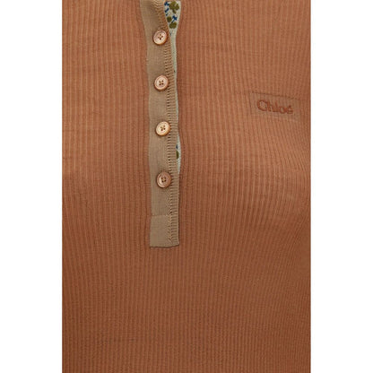 Chloé Beige Wool Oves Aries Shirt