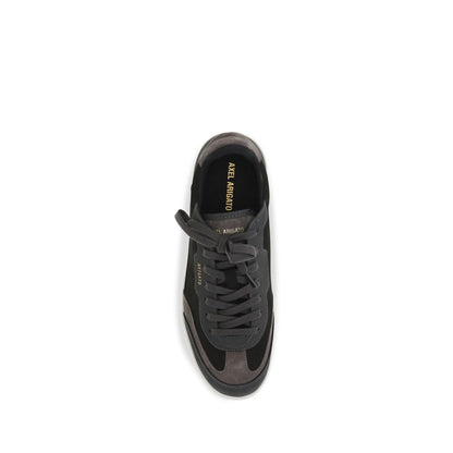 Axel Arigato Black Nubuc Leather Athletic Sneakers