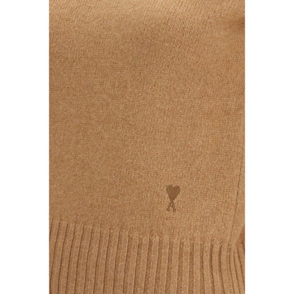 Ami Paris Brown Wool Oves Aries Sweatshirt