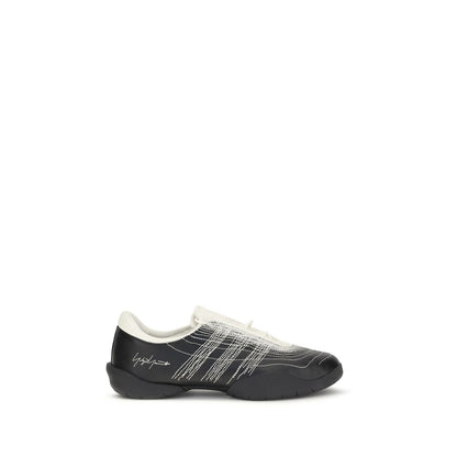 Y-3 Black Rubber Athletic Sneakers