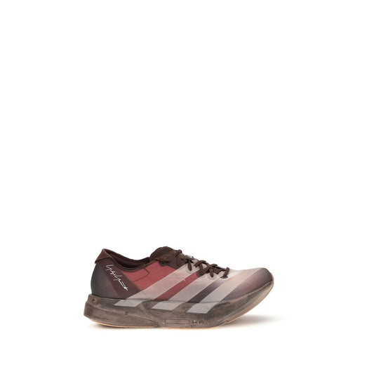 Athletic Sneakers by Y-3 for men in polyester & rubber multicolor showcases a architectural silhouette, artfully capturing the essence of the Men's Athletic Polyester & Rubber Sneakers with its signature architectural athletic style construction.