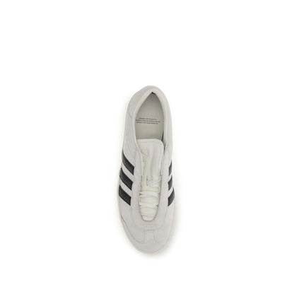 Y-3 White Calf Leather Bos Taurus Sneakers