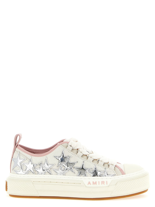 Sneakers by Amiri for women in cowhide leather nylon & rubber multicolor features an versatile design from the Women's Low Top Chunky Cowhide Leather Nylon & Rubber Sneakers collection, highlighting a versatile low-top chunky style for a premium, high-fashion look.