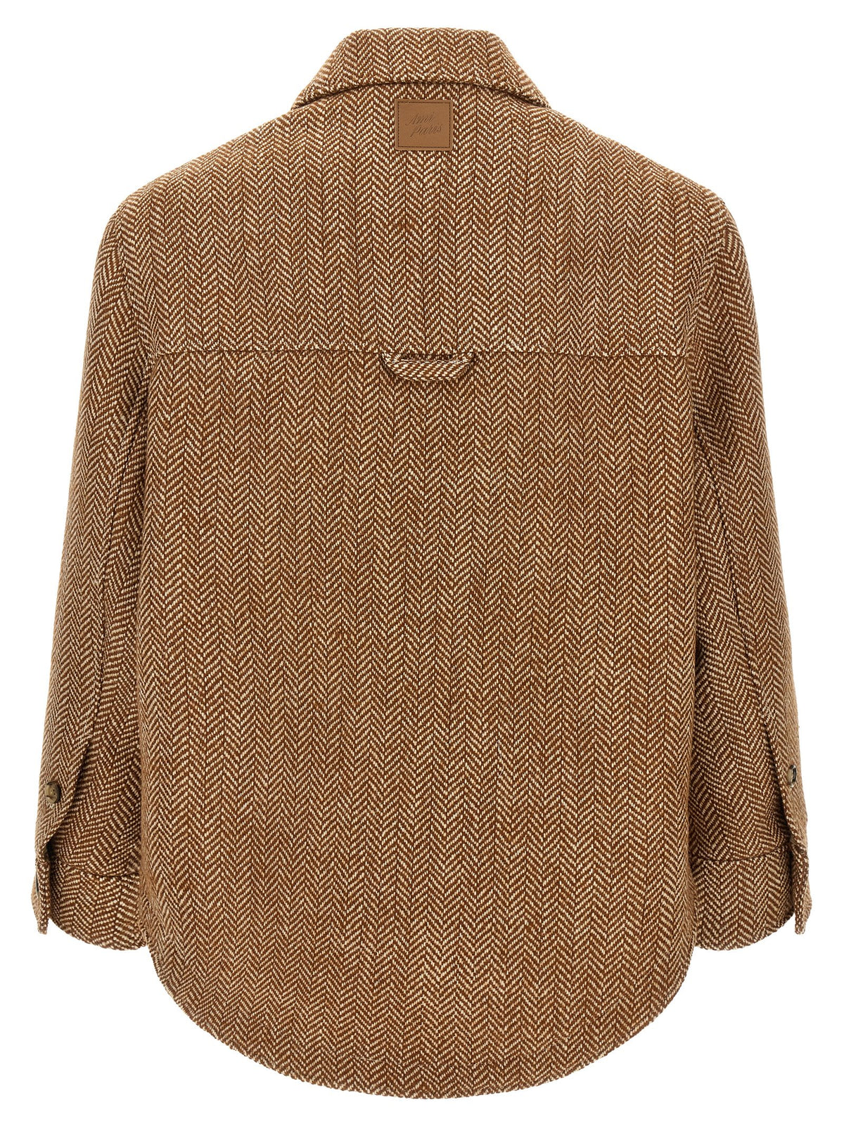 Ami Paris Brown Virgin Wool Jacket