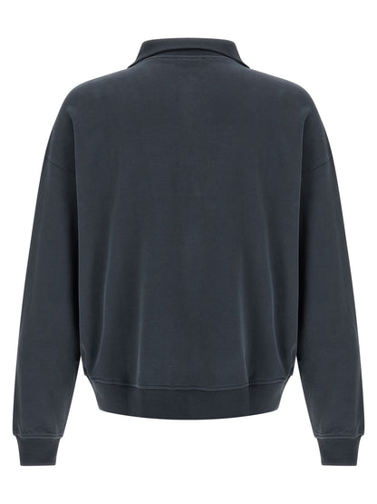 Brunello Cucinelli Blue Cotton Sweatshirt