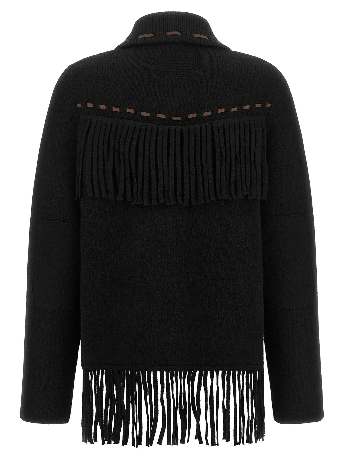 Guest in Residence Black Wool Full-Length Jacket