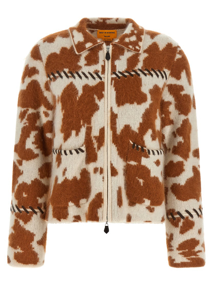 Guest in Residence Brown Cashmere Full-Length Jacket