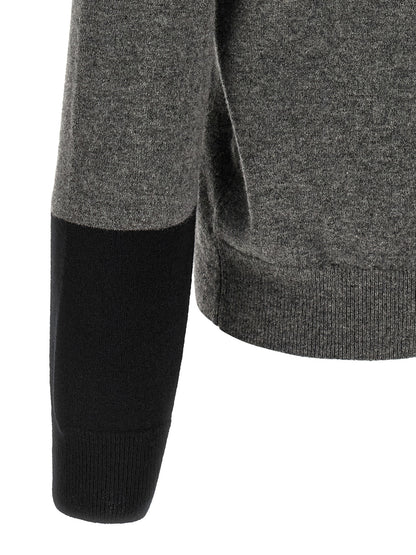 Comme Des Garçons Gray Wool Cardigan