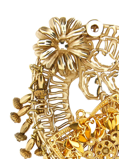 Dries Van Noten Gold Brass Broch