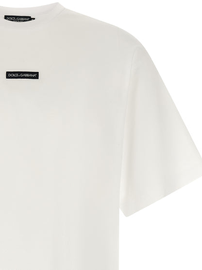 Dolce & Gabbana White Cotton T-Shirt