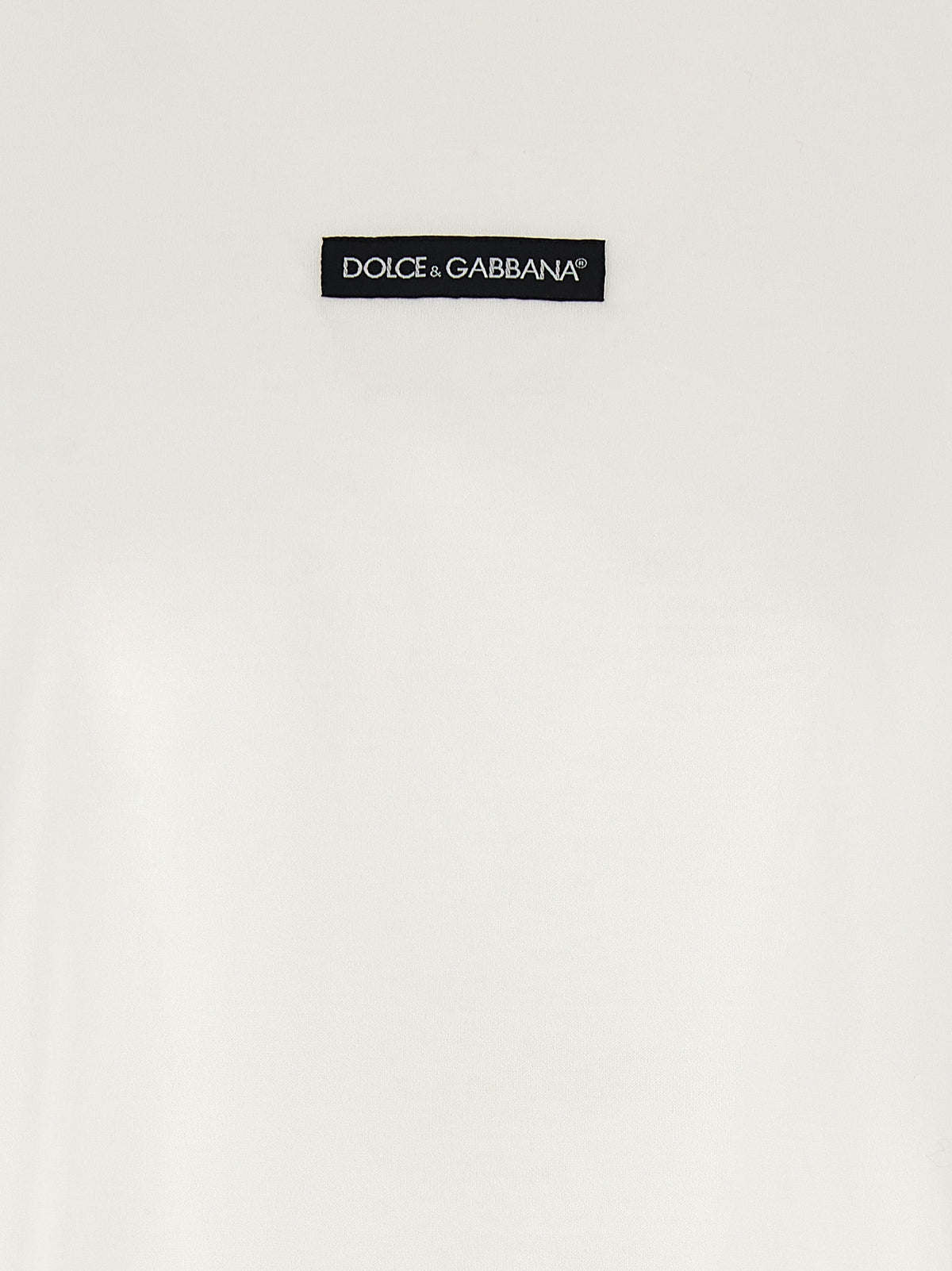Dolce & Gabbana White Cotton T-Shirt
