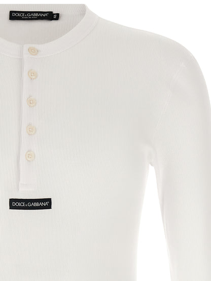 Dolce & Gabbana White Cotton T-Shirt