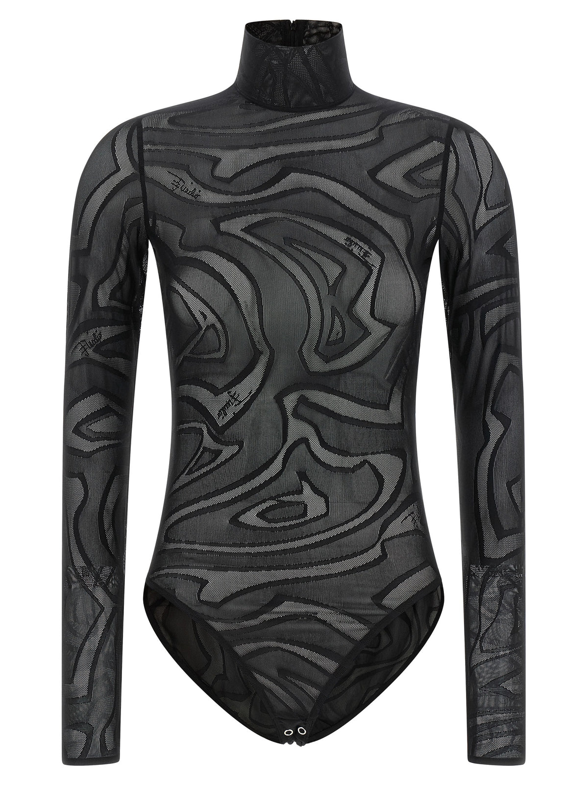 Emilio Pucci Black Polyamide Bodysuit