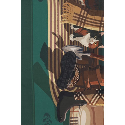 Burberry Silk Twill Square Scarf - Bicolour Signature Print