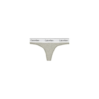 Thongs by Calvin Klein Underwear for women in stretch modal cotton gray features a sumptuous silhouette from the Women's Stretch Modal Cotton Thongs collection, showcasing a sumptuous design with minimal coverage.
