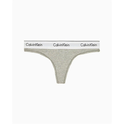 Thongs by Calvin Klein Underwear for women in stretch modal cotton gray features a sultry silhouette from the Women's Stretch Modal Cotton Thongs collection, showcasing a sultry design that emphasizes a sultry fit.