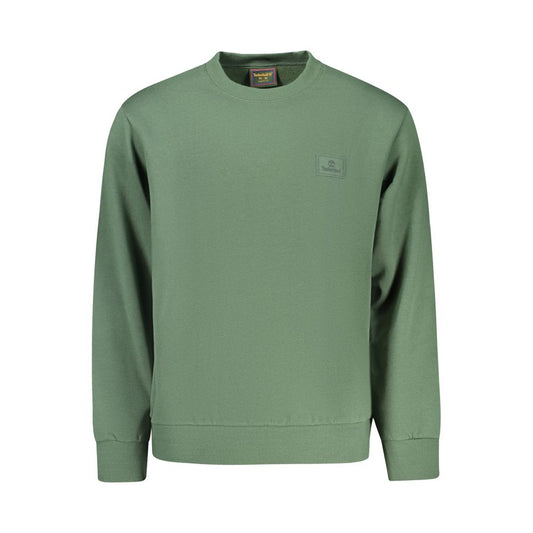 Sweatshirt by Timberland for men in cotton green features an enviable silhouette, showcasing a premium and refined crew neckline for a truly enviable finish.