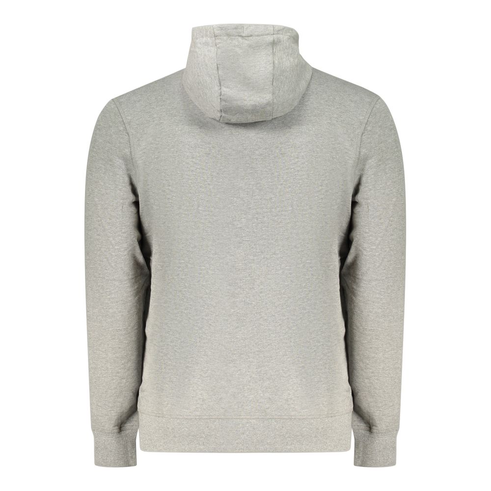 Sweatshirt Hoodie by North Sails for men in cotton gray features an dramatic silhouette, showcasing a sophisticated and dramatic for a refined, modern aesthetic.