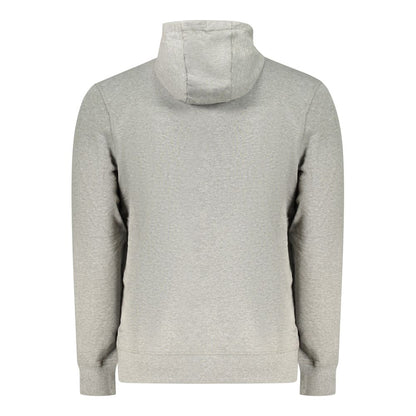 Sweatshirt Hoodie by North Sails for men in cotton gray features an dramatic silhouette, showcasing a sophisticated and dramatic for a refined, modern aesthetic.