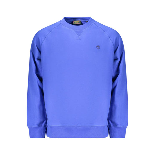 Sweatshirt by Timberland for men in cotton blue features an exquisite silhouette, showcasing and crew neckline details for a exquisite look.