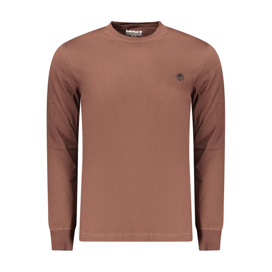 Timberland Men's Crew Neck Cotton T-Shirt - Brown