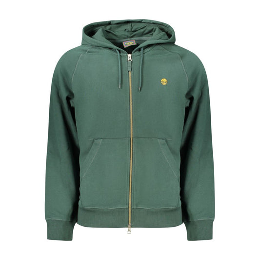 Sweatshirt Hoodie by Timberland for men in cotton green features a edgy silhouette, detailed with a edgy hooded neckline and for a refined finish.