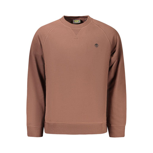Sweatshirt by Timberland for men in cotton brown features an magnificent silhouette, showcasing a sophisticated crew neckline and detail for a truly magnificent finish.