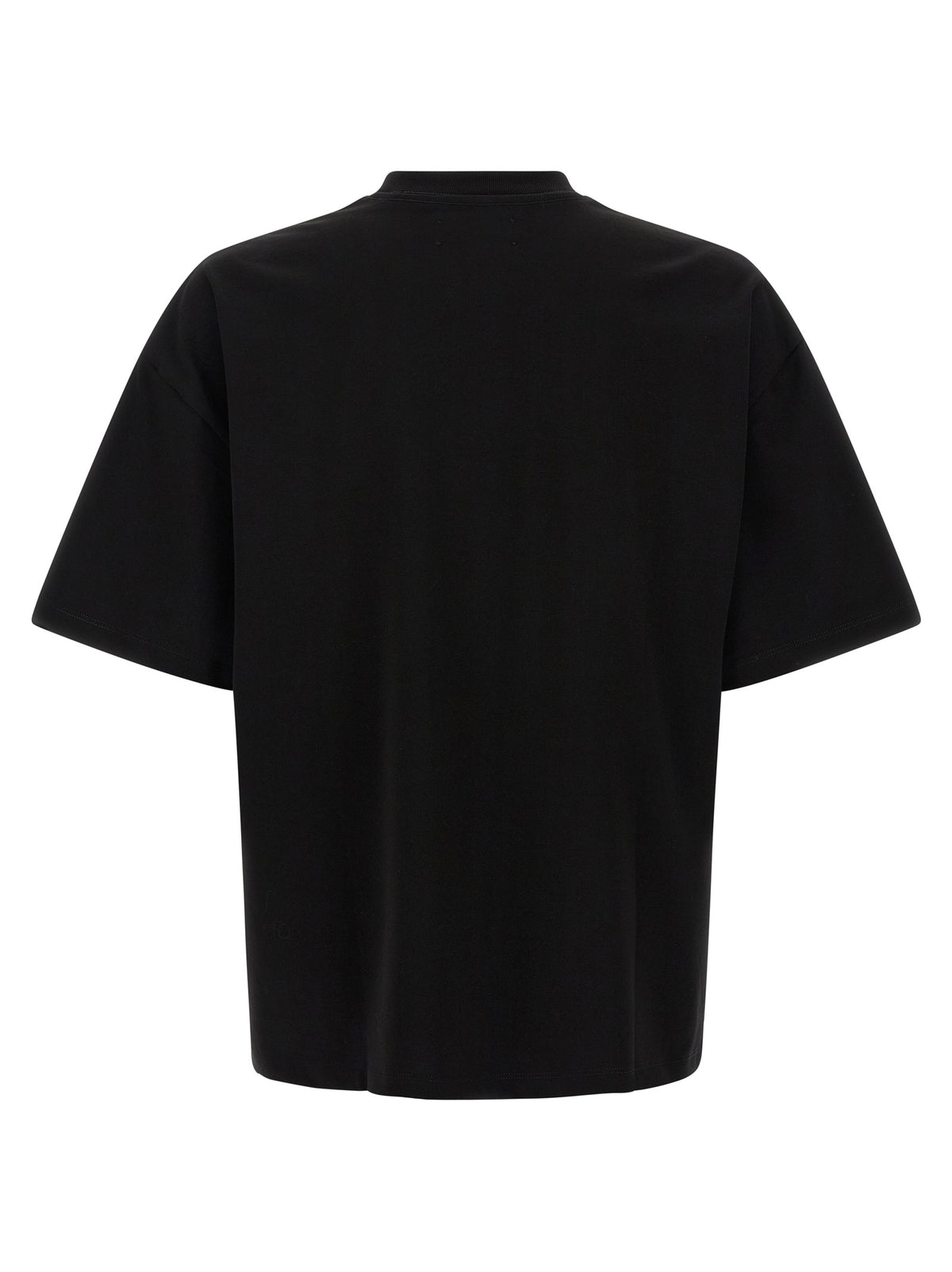 T-Shirt by Amiri for men in cotton black & patterned showcases a fashionable silhouette, elegantly detailed with a fashionable and crew neckline for a sophisticated, high-fashion look.
