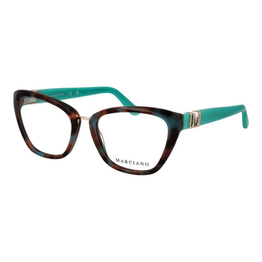 Eyeglasses Frames by Marciano by Guess for women in acetate multicolor features an refined silhouette, showcasing the refined multicolor coloured frame and sophisticated full-frame frame design.