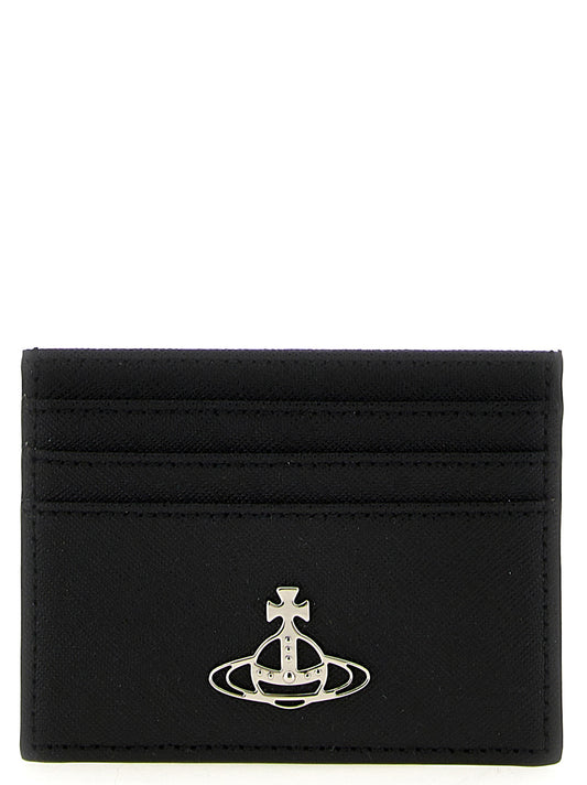 Cardholder Card Case by Vivienne Westwood for women in cowhide leather black showcases a couture-grade silhouette from the Cowhide Leather Cardholder Card Case collection, highlighting functional card-organization for a couture-grade finish.